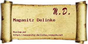 Magasitz Delinke névjegykártya